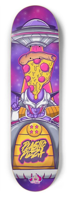 Lord Pizza Frieza-Plastic Pizza Collab 8-3/4 Inch Skateboard